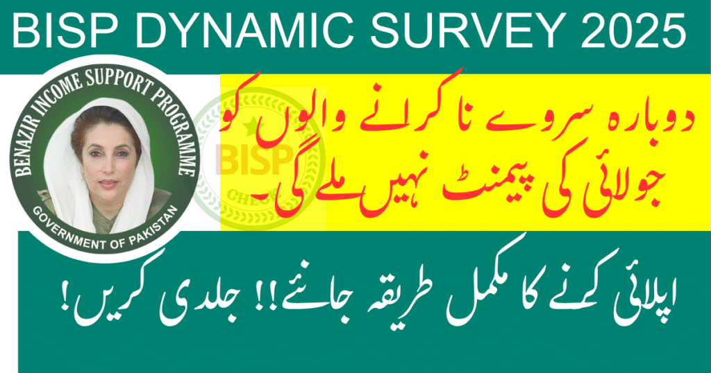 BISP Dynamic Registry Survey June 2025