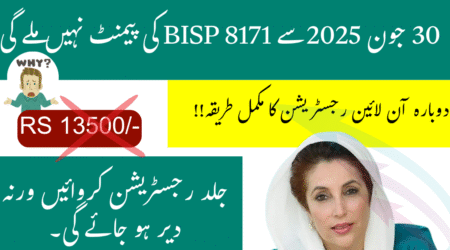 Why BISP Payment Stopped After 30 June 2025 and How to Fix It