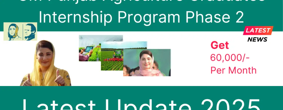 Punjab Agriculture Graduates Internship Program Phase 2