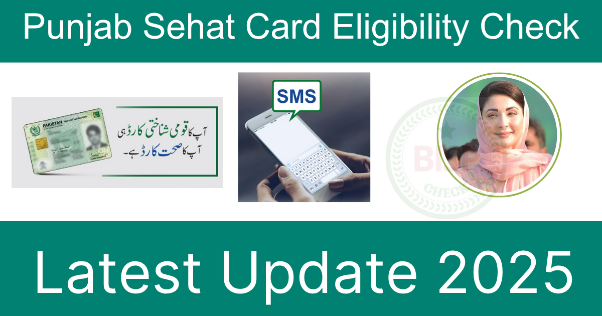 Punjab Sehat Card Eligibility Check
